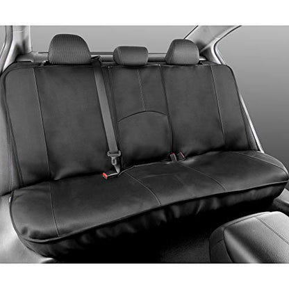 Motor Trend SpillGuard Waterproof Car Seat Covers, Front and Rear Full Set (Gray Stitch) – Neoprene Seat Protectors with Extended Bench Side Coverage for Auto, Truck, Van, and SUV - color: Gray Stitching