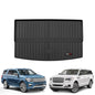 Custom Trunk Cargo Mats Liner for 2018-2024 Ford Expedition Max/Lincoln Navigator L Accessories TPE All Weather (Only for Max and L)