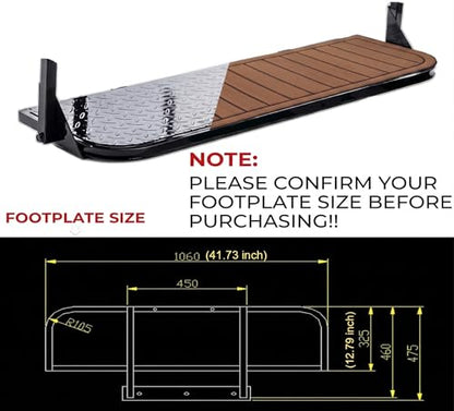 Golf Cart Rear Seat Kits Floor Mat,Fit for YA/EZGO RXV/TXT/Club Car DS/Precedent/Star Car/Excar/Icon, Anti-Skid Mat EVA Environmentally Friendly Materials for Mosts Golf Carts. - color: Brown