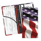 Leather Car Registration and Insurance Card Holder, Cute Car Accessories Vehicle Glove Box Car Organizer for Documents, Cards, License American Flag Print - color: American Flag Print