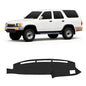 KUST Black Dash Cover Compatible with Toyota 4Runner 1989-1995 Dashboard Cover Accessories for 4Runner Non-Slip Polyester Dashboard Mat Custom Fit Center Console Sunshield Protector No Glare - size: 4Runner 89-95(Black)