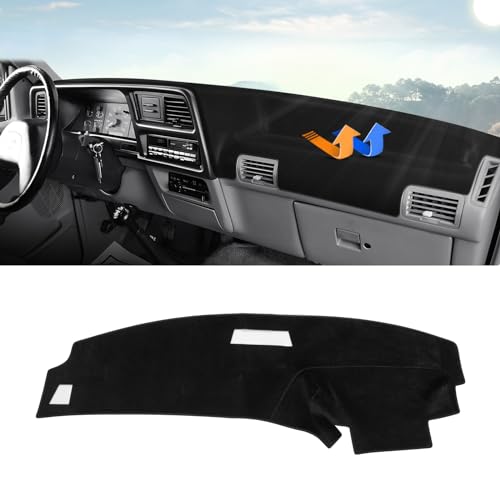 Autorder Dashboard Cover Mat for 1989-1994 Ford Ranger/ 1991-1994 Mazda Navajo & Ford Explorer/ 1989 1990 Ford Bronco II Accessories Dash Cover Upgrade Velvet Dash Mat Sunshade Glare UV Rays Protector - size: 1989-1994 Ranger