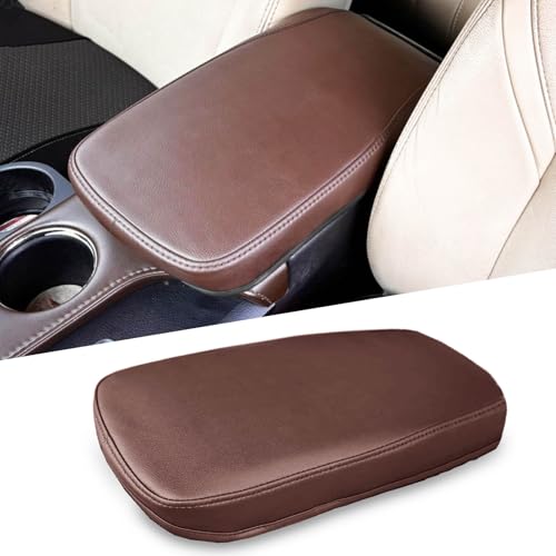 Center Console Cover for Toyota Avalon 2013-2018, Premium PU Leather Middle Console Cover Scratch-Resistant & Stylish Upgrade for Toyota Avalon Interior Accessories - size: 3) 13-18 |Avalon| Brown,Thin Size