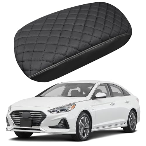 Center Console Armrest Cover for Hyundai Sonata 2015 2016 2017 2018 2019 Fully Covered Anti-Scratch Protector Interior Accessories - size: Compatible with Sonata 2015-2019