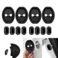 12PCS Universal Silicone Door Lock Protector,Car Door Latch Cover,Noise Reduction, Shock Absorption, Dust & Rust, Self-Adhesive Accessories Latch Protector Car Accessories for Most Vehicles