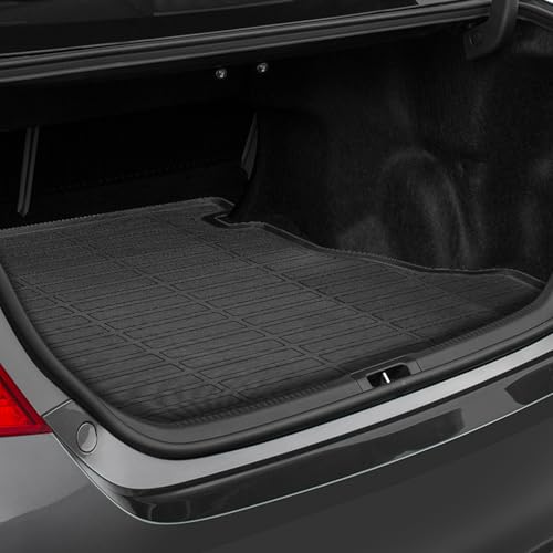 Floor Mats for Toyota Camry 2012 2013 2014 2015 2016 2017, Custom Fit Camry LE SE XLE XSE Hybrid LE SE XLE, 1st & 2nd & Cargo Liner, TPE Anti-Slip Waterproof 2012 Camry Floor Mats Car Accessories - style: 10)2012-2017|Camry|Floor&Cargo Mats