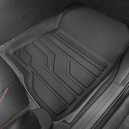 KARPAL Floor Mats for Honda CRV 2023 2024 2025 2026 (Include Hybrid), All Weather Protection TPE Floor Liners Accessories Car Mats, Front & 2nd Row & Trunk Mat (Upper Position)