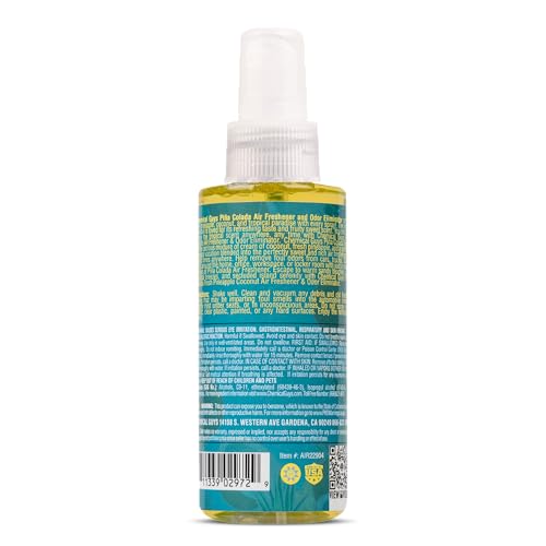 Chemical Guys AIR22904 Premium Air Freshener & Odor Eliminator (4 Oz, Piña Colada Scent) - size: 4 Fl Oz (Pack of 1)
