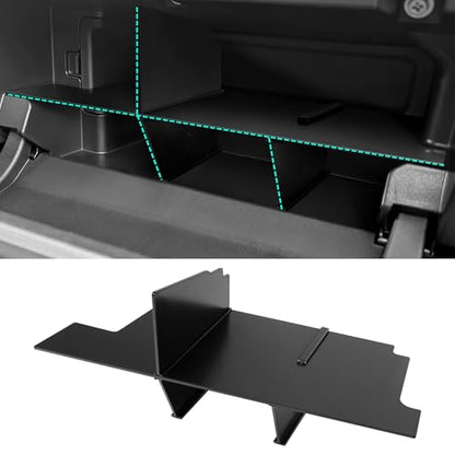 Hellet Glove Box Organizer Compatible with Toyota 2025 2026 4Runner Accessories Center Console Organizer Insert Compartment Tray - size: for Toyota 2025-2026 4runner (Glove Box)