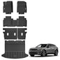 3W Floor Mats & Cargo Liner for 2024 2025 2026 Honda Prologue & Chevrolet Blazer EV, All Weather Protection Car Mats with Backrest Mat, Back Seat Cover Protector for 2025 Prologue Accessories, Black - size: 6. Prologue|24-26|Full Sets