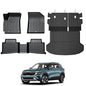 Floor Mats for Kia Seltos 2024-2026, All Weather Floor Mats Trunk Cargo Liner with Backrest Protectors Accessories, Full Coverage Set (Not fit Subwoofer) - size: For Kia Seltos | 2024-2026