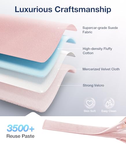 Wigoo 2026 Upgraded Premium Pink Car Seat Belt Cover, [Reduces Neck Friction & Enhances Comfort], Soft Safe Seat Belt Shoulder Pad, Universal Fit,(2 Packs, 18.9Inch), Extended Version - color: Pink, size: 18.9in - 2PCS