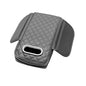 Car Armrest Pad, Universal Armrest Cushion Pad, Leather Armrest Box Pad - color: Without cup holder, Grey