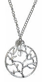 Rear View Mirror Car Charm Ornament, Sun Catcher, Hanging Pendant, Stainless Steel Chain. Comes in a Gift Bag (Tree of Life) - size: Tree of Life