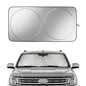 Ford Expedition Windshield Sun Shade, Custom Fit Foldable Front Window Sunshade Visor, Reflective UV and Heat Block Interior Protector, Fits 1997–2024 Models - size: for Ford Expedition 2018-2025