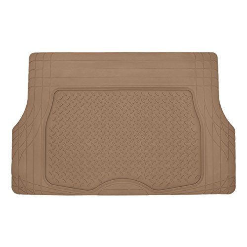 BDK Premium Cargo Car Trunk Mat/Liner - PVC (Beige) (31.5" x 50") - color: Beige