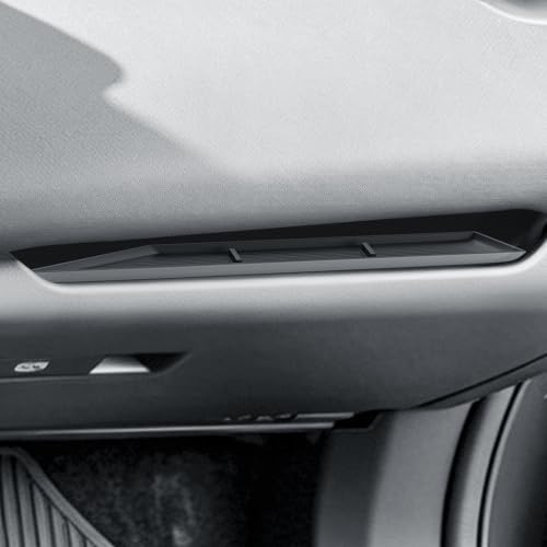 BIBIBO for 2026 Subaru Outback Center Console Organizer 2026 Subaru Outback Console Front Passenger Tray 2026 Outback Console Co-Pilot Organizer Tray Passenger Glove Box Silicone Anti-Slip Mat - color: Black-Passenger Tray