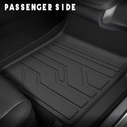 KARPAL Floor Mats Fit for Toyota Tundra 2022-2026 CrewMax Cab, Custom Fit All Weather TPE Floor Liners, 1st & 2nd Row, Tundra SR/SR5/TRD PRO/Limited/Platinum/Castone Accessories - style: 2022-2026 | For Toyota Tundra CrewMax Cab | 1st & 2nd Row