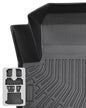 Car Floor Mats for Chevy Equinox & for Gmc Terrain: 2018 2019 2020 2021 2022 2023 2024 All Weather Rear Backrest Mats for Equinox 18-24 Rubber Black Trunk Liner Accessories for Terrain TPE Mats(6PCS)