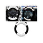 Car Steering Wheel Cover, Cute Steering Wheel Protector with Kitty Cat Ears,Fluffy Soft Plush for Winter Warm, Universal Fit 15 inches for Car,SUV, Elastic & Anti-Slip (Black/White) - color: Black/White