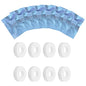 8 Pack Car Air Vent Clip Freshener Refills Solid, Fragrance Replacement Pads, Circular with holes (Cologne - 8 Packs) - color: Cologne - 8 Packs