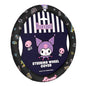 Sanrio Hello Kitty and Friends Kuromi Black Car Steering Wheel Cover, Universal Fit Cute Accessories for Women Stylish Decor Gifts Hello Kitty Accessories - Fits Standard Wheels 14.5"-15" - style: Kuromi Black