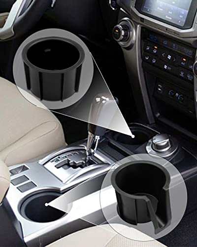 Cup Holder Center Console Inserts Fit for Toyota 4RUNNER 2014 2015 2016 2017 2018 2019 2020 2021 Replaces 66991-35030 66992-35030