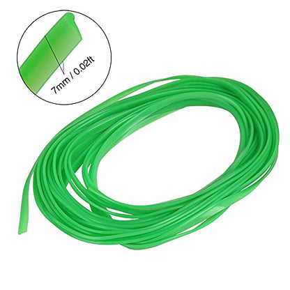 X AUTOHAUX Car Interior Moulding Trim Strip DIY Line Gap Door Edge Seal Protector Green 10m 3.28ft - color: Green