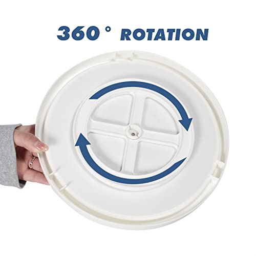 Lazy Susan Organizer, 2 Tier Non Skid Spice Rack Turntable,360 Degree Rotating Seasoning Organizer, 10-Inch Spinning Organizer for Pantry Cabinet, Kitchen, Countertop, Vanity Display Stand - size: 1-Pack, 2-Tier, 10-Inch