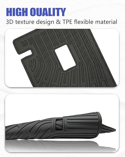 Cargo Liners Backrest Mat for Cadillac XT4 Accessories 2019-2025 with Hook&Loop Rear Trunk Mat Rear Seat Back Cover Protector All Weather Anti-Slip Split Dog Liner 3 PCS