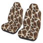 Brown Cowhide Car Seat Cover - Universal Fit for Cars, SUVs, Trucks - color: Brown