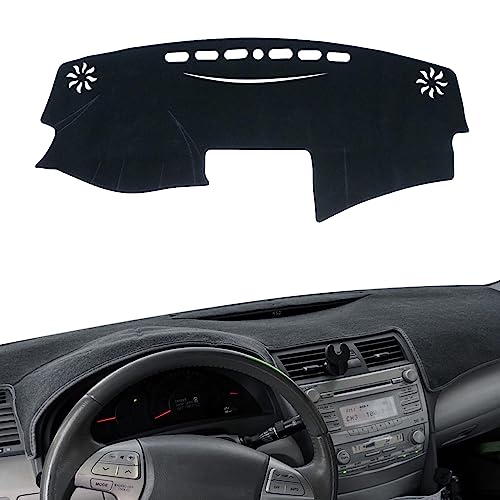 POSAID for Toyota Camry Dash Cover 2011 2010 2009 2008 2007 Dashboard Cover Mat Custom Fit Toyota Camry 2011-2007, Black - color: 07-11 Black, size: 2007-2011