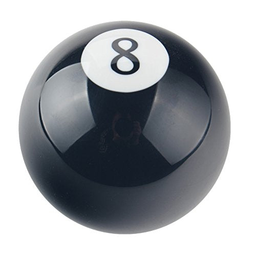 2 1/4" 8 Ball Billiard Round Manual Gear Shift Lever Shifter knob Black Shaped JDM 4 5 6 Speed for Honda Acura Mazda Mitsubishi Nissan Infiniti Lexus Toyota Scion Hyundai etc