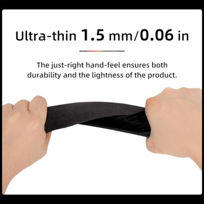 Suede Thin Car Steering Wheel Cover, 3 Piece, Fits 14-16 inch Round Steering Wheels, Black - color: Black, size: 3pcs: Fits Round Steering Wheels