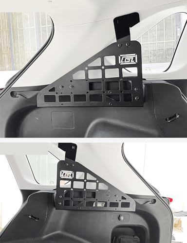 for Toyota RAV4 2019-2024 Modular Storage Panel Shelf Rear Trunk Luggage Molle Panel Luggage Carrier Trunk Organizer Aluminum Alloy (Side Panels)
