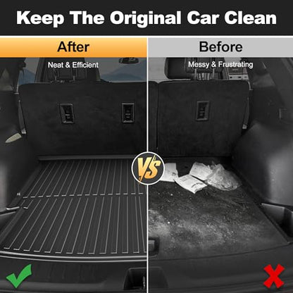 AOMSAZTO Cargo Liner for 2019-2025 2026 Chevy Blazer - All Weather Protection Trunk Mat Waterproof Custom Fit Car Accessories for Chevrolet Blazer (Not for EV) - size: Blazer 2019-2026