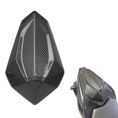 Motorcycle Rear Seat Cowl Tail Seat Cover Cowl Fairing Protector Compatible with Kawasaki Ninja 500 Z500 2024 2025 NINJA500 Passenger Pillion Tail Solo Seat Cowl (Carbon Fiber) - color: Carbon Fiber