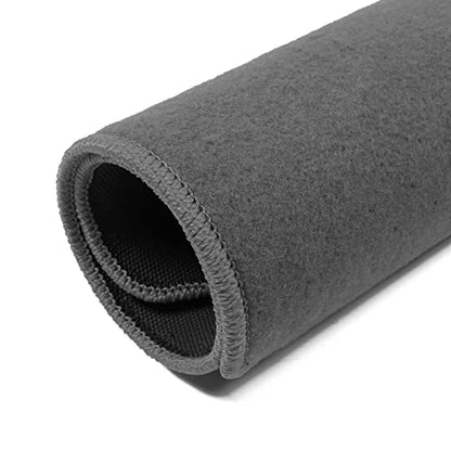 IKON MOTORSPORTS, Floor Mat Compatible with 2004-2008 Acura TSX, Factory Fitment Gray/Grey Nylon Front & Rear Car Floor Mats Liner Carpets Replacement 4PCS, 2005 2006 2007