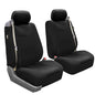 FH Group Car Seat Covers All-Purpose Built-in Seatbelt Front Set - Universal Fit for Cars, Trucks & SUVs (Black) FB351102 - color: Black - Low Back (Flat Cloth), size: Front Set