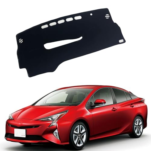 Dashboard Mat Cover for Toyota Prius 2010-2015 Nonslip Center Console Sunshield Glare UV Rays Protector Accessories - size: Toyota Prius 2010-2015