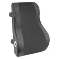 Samsonite Ergonomic Lumbar Support Pillow for Office Chair and Car Seat - Memory Foam Back Support Lumbar Pillow, Premium Cushion Chair Support for Lower Back Pain Relief and Versatile Use (Gray)