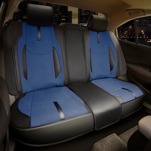 Drive Series Full Set Seat Covers Universal for Cars Trucks SUV, Navy Blue, CA-SC-Drive-Full-NB - color: Navy Blue, size: Full Set, style: Drive Series