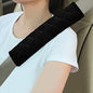 Amooca Soft Auto Seat Belt Cover Seatbelt Shoulder Pad 2 PCS for a More Comfortable Driving Compatible with All Cars and Backpack Black - color: B: Black