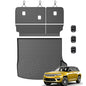 KUST Cargo Trunk Liner for Jeep Grand Cherokee 5 Seats 2022-2026 (Include 4XE, Not for WK & L), Rear Cargo Mat with Back Seat Protector for Grand Cherokee Accessories Cover TPE Rubber Raised Edge - style: Grand Cherokee 2022-2026 │ Cargo + Backrest Mat