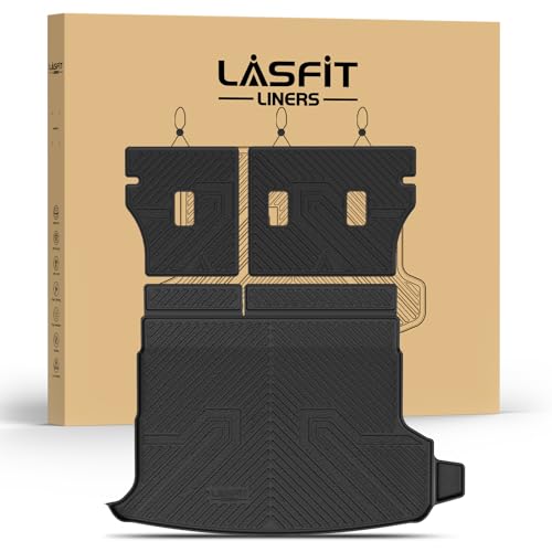 LASFIT Cargo Tray Mat & Backrest Mat for Subaru Forester 2025-2026 (Fit Hybrid,Not for Gas), All Weather TPE Custom Fit Easy Clean for Forester 2026 2025 Trunk Tray Liner & Seatback Mat, Black - size: For Forester| 2025-2026 | Hybrid | Cargo Mat
