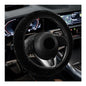 Car Fluffy Steering Wheel Cover, 15'' Universal Furry Auto Steering Wheel Protector for Warm Winter, Elastic Non-Slip Car Steering Wheel Cover, Vehicle Interior Decor Accessories (Black)