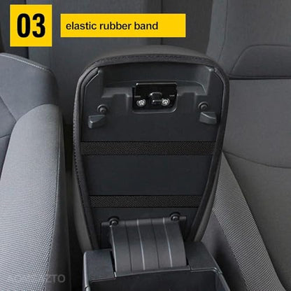 AOMSAZTO Armrest Covers for 2010-2014 Honda Crosstour Cloth Fabric - color: black-1