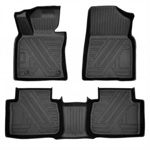 Camry Floor Mats Compatible with 2018-2024 Toyota Camry FWD Models, Non Hybrid or AWD Models，All Weather 3D Tech Waterproof Durable Anti-Slip TPE Floor Liners 1st ＆ 2nd Row Custom-fit Set Accessories - size: 3）For Toyota Camry I 2018-2024 I Floor Mat