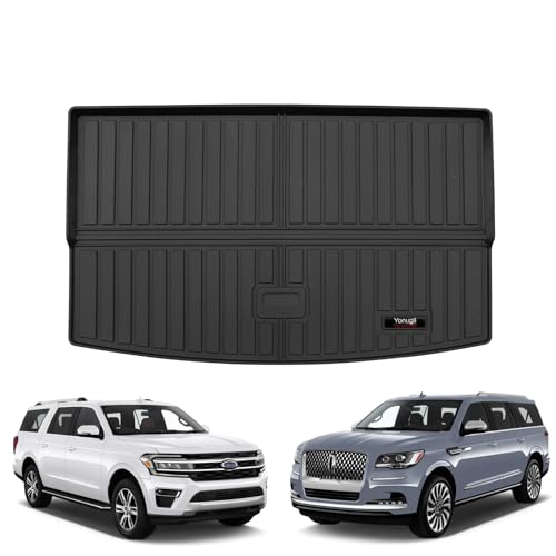 Custom for 2018-2024 Ford Expedition Max/Lincoln Navigator L Cargo Mats Trunk Liner All Weather TPE Protection Mat Accessories (for 18-24 Ford Expedition Max/Lincoln Navigator L) - color: for 18-24 Ford Expedition Max/Lincoln Navigator L