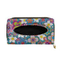 Cartoon Hippie Flower Car Visor Napkin Holder Mask Holder Car Sun Visor Napkin Holder Car Standard Tissue Holder - color: Cartoon Hippie Flower